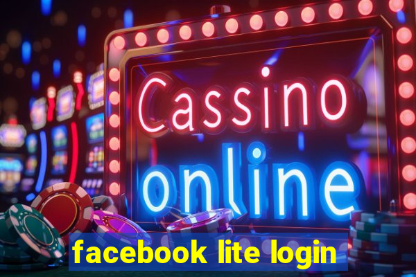 facebook lite login