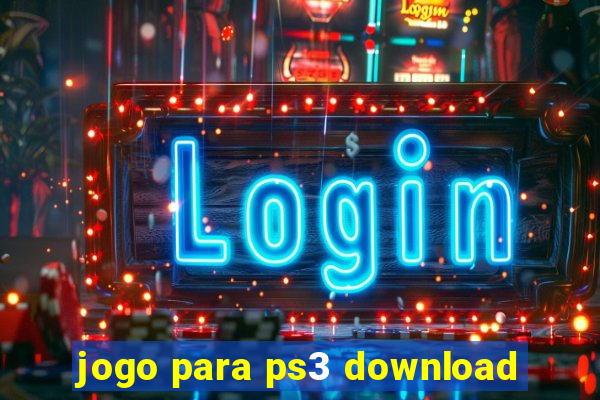 jogo para ps3 download