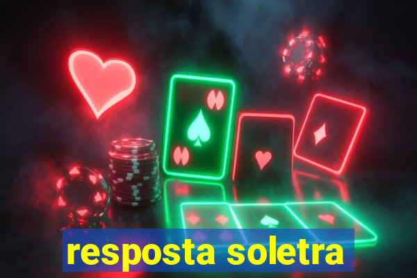 resposta soletra